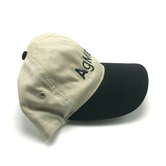 AgMax Farm Bureau Financial Services Hat Cap Strapback Beige Black Agriculture - Picture 5 of 10